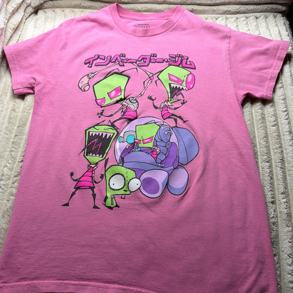 Pink Invader Zim Kids T-Shirt